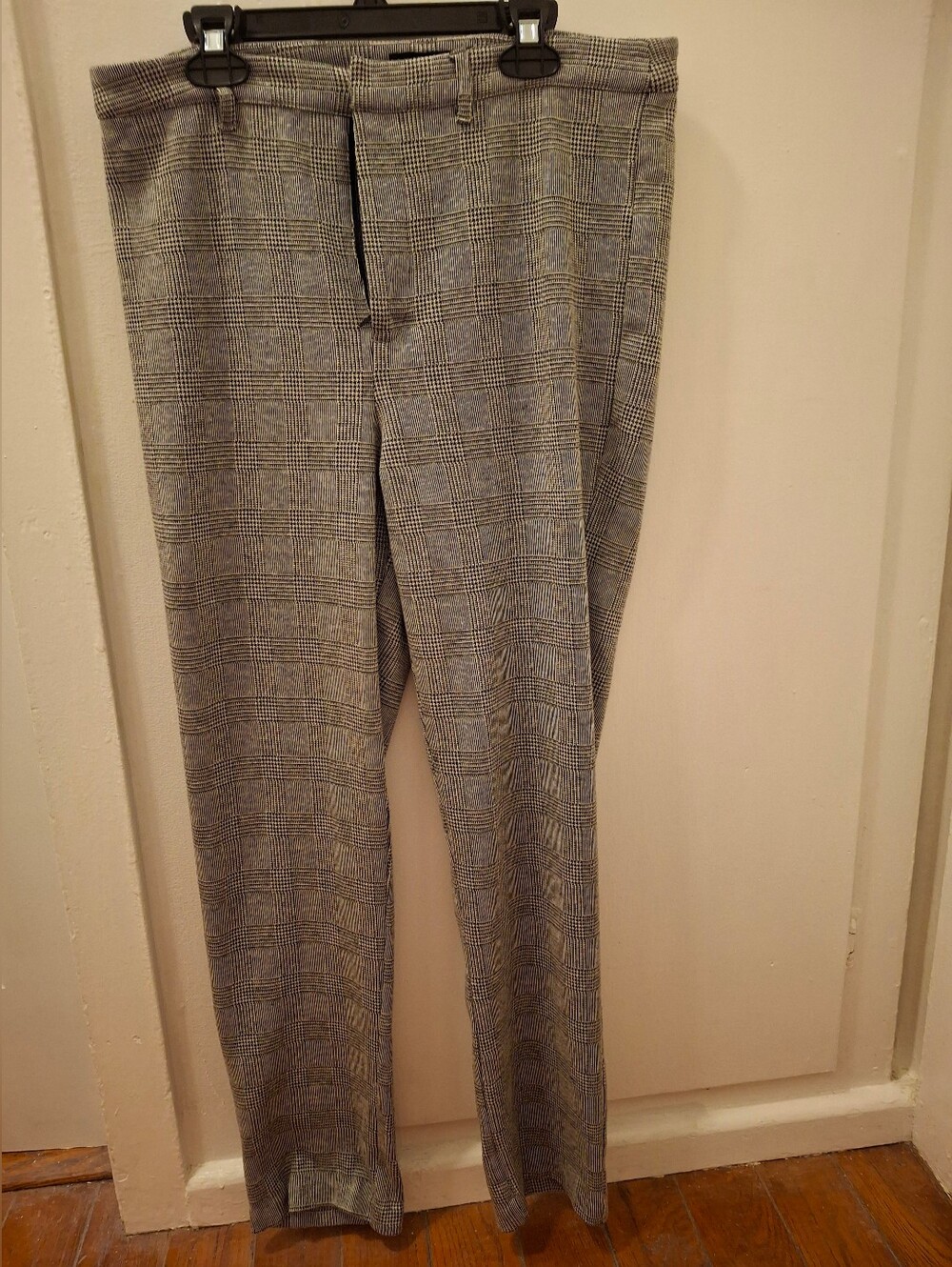 Black&White Checkered Dress Pants
